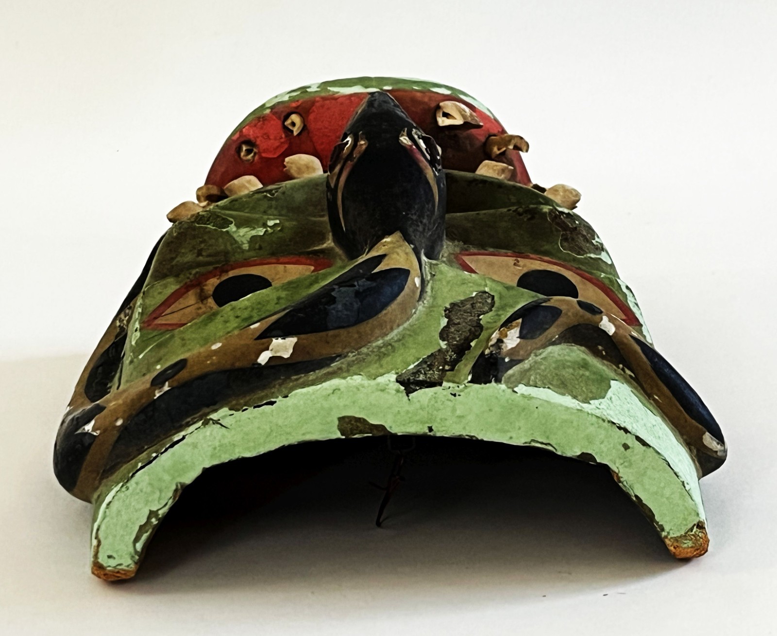 VTG VICTORIANO SALGADO URUAPAN MICHOACAN FECUNDIDAD DIABLO SNAKE WOOD MAQUE MASK