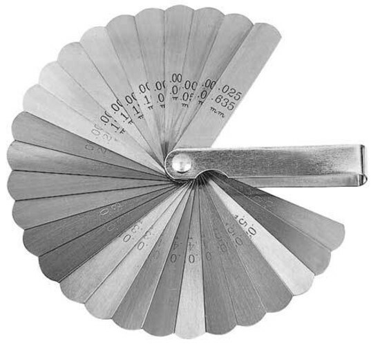 Lang Master Feeler Ignition Gauge 26 Leaf Blades .0015 to .035 MADE IN USA