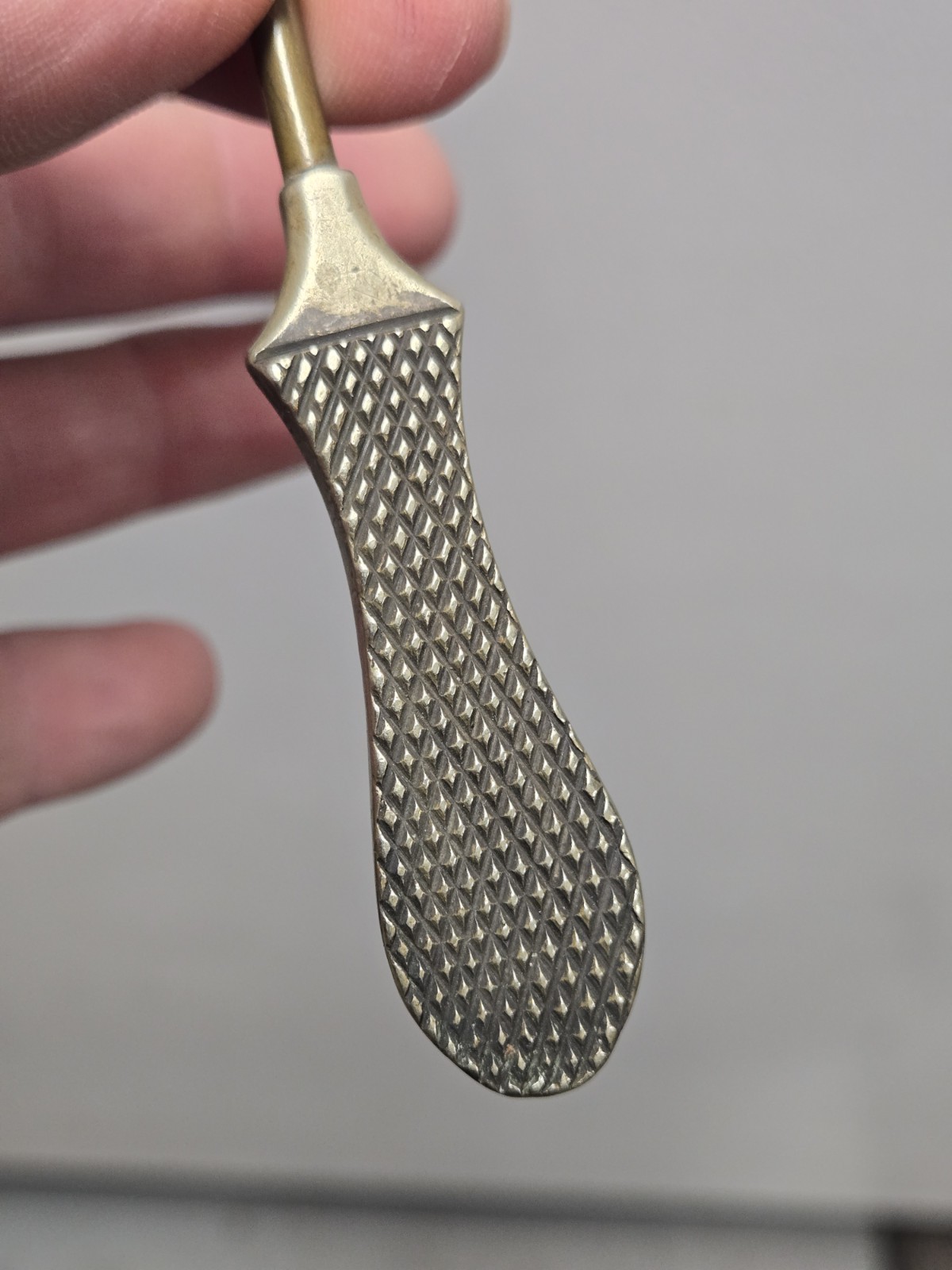 Old VIntage Antique Medical Tool Uterine Barnes Sound Calibrated F Walters & Co