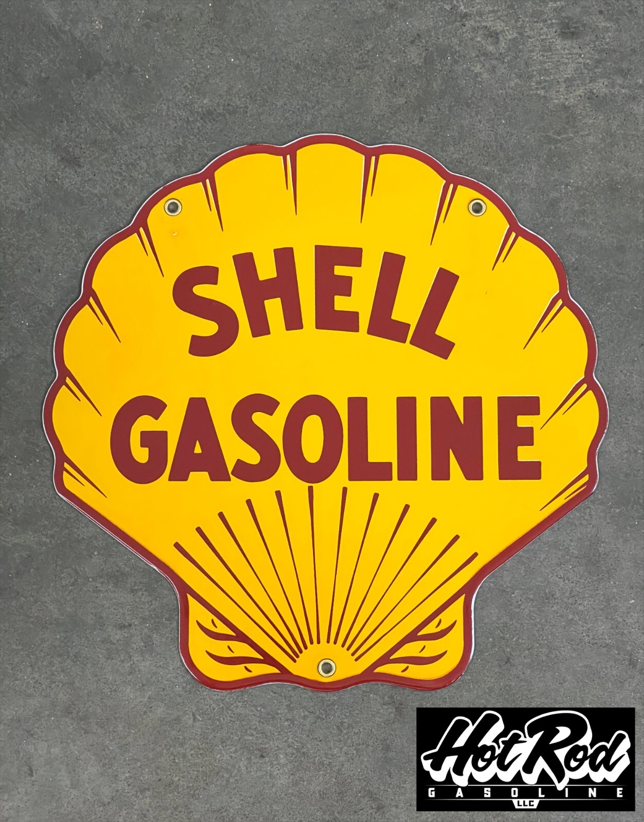 SHELL GASOLINE Porcelain Sign