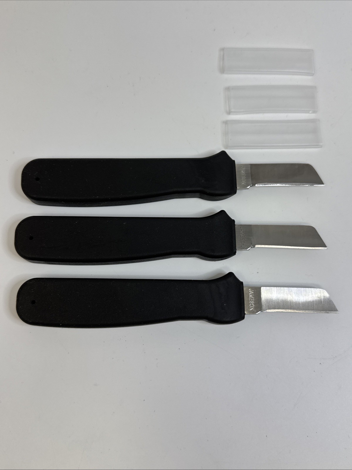 Lot Of 3 JAMESON 32-24E Skinning Knife, Straight, Polymer Cable Splicers
