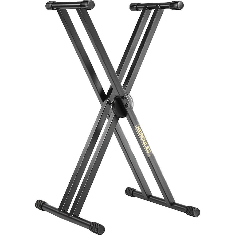 Hercules Stands EZ Lok Double Keyboard Stand LN