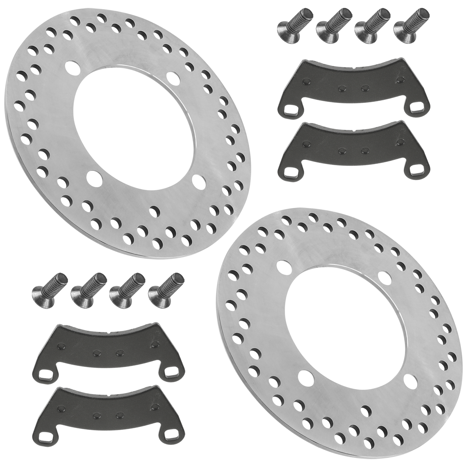 Brake Discs w/Pads & Bolt For Polaris Ranger 1000 XP 1000 Crew XP 1000 18-2024