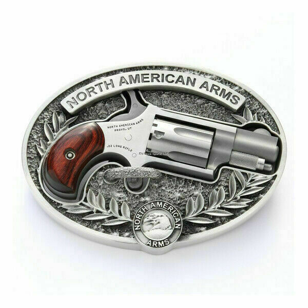North American Arms Mini Revolver 22LR Oval Belt Buckle- Firearm not included