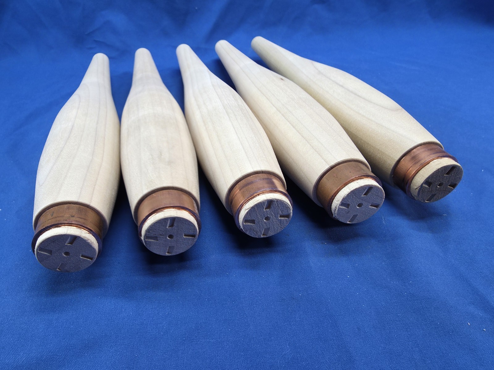 Set of 5 Timber Framing or Small Slick Socket Chisel Handles