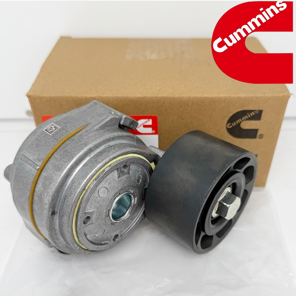 Cummins 3690067 Belt Tensioner Pulley 2891940 3104149 for ISX Engine 2003-2019