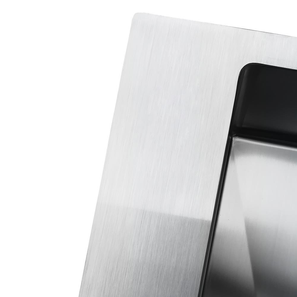 33"x 22"x 9" Single Basin Stainless Steel Top Mount Kitchen Sink w/ Bottom Grid