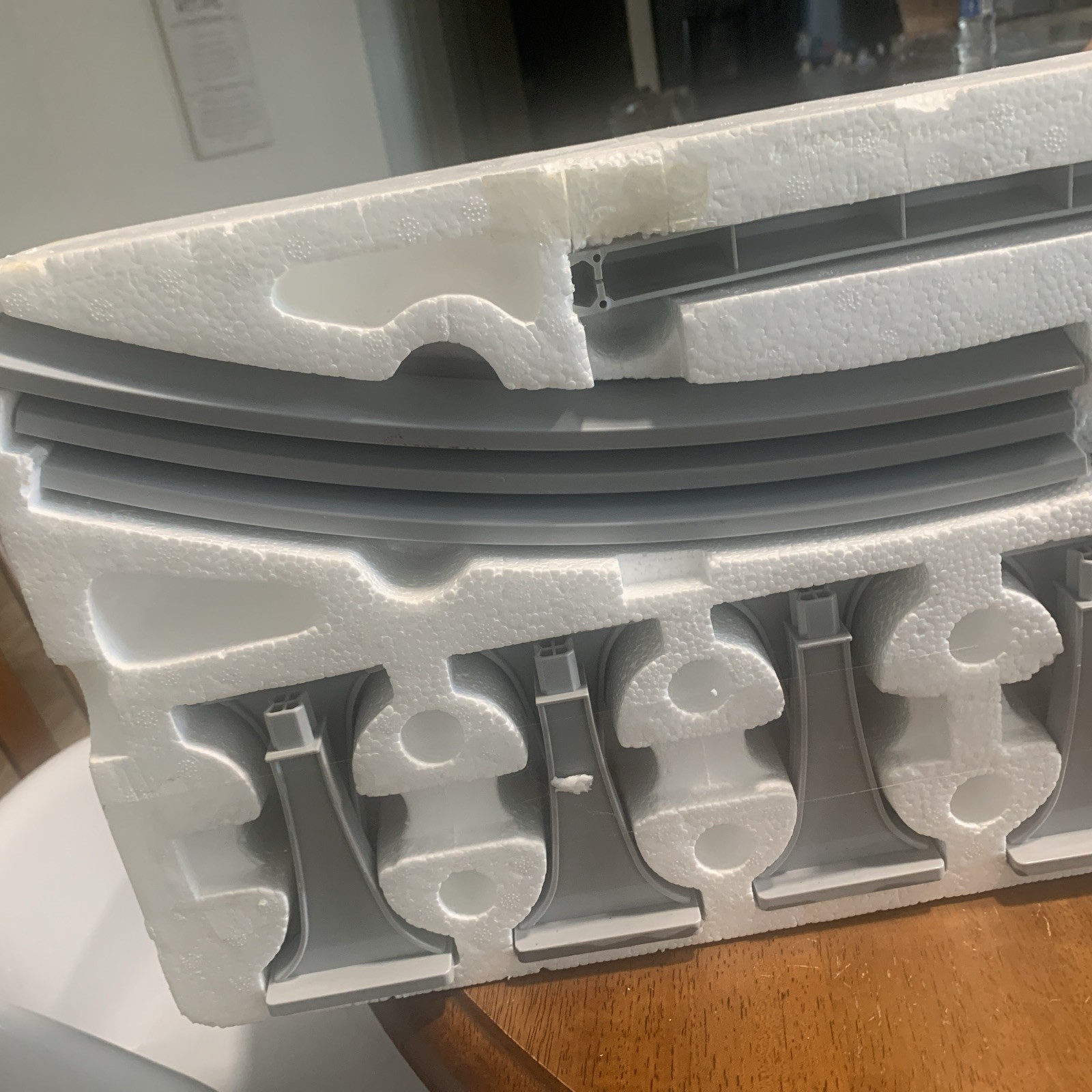 Walt Disney World Orange Line Monorail 14 FT Track Headlights & Sound Battery Op