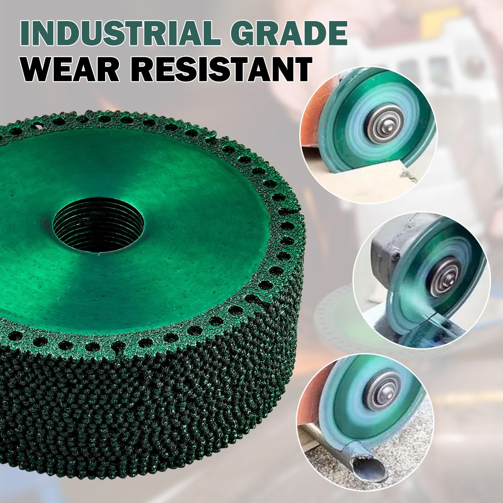 5 Pcs 4.5 Cutting Discs for Angle Grinder - Diamond Blades for Wood, Tile,