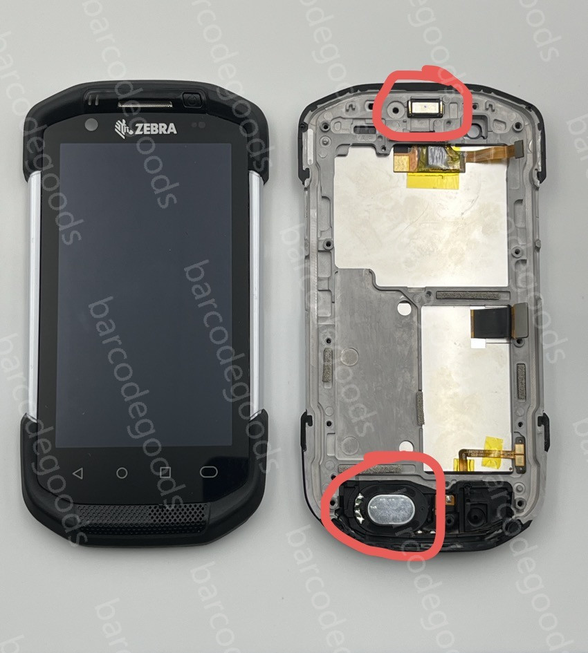 New Front Cover with LCD Screen for Zebra TC77 with speakers KS2 / KS3