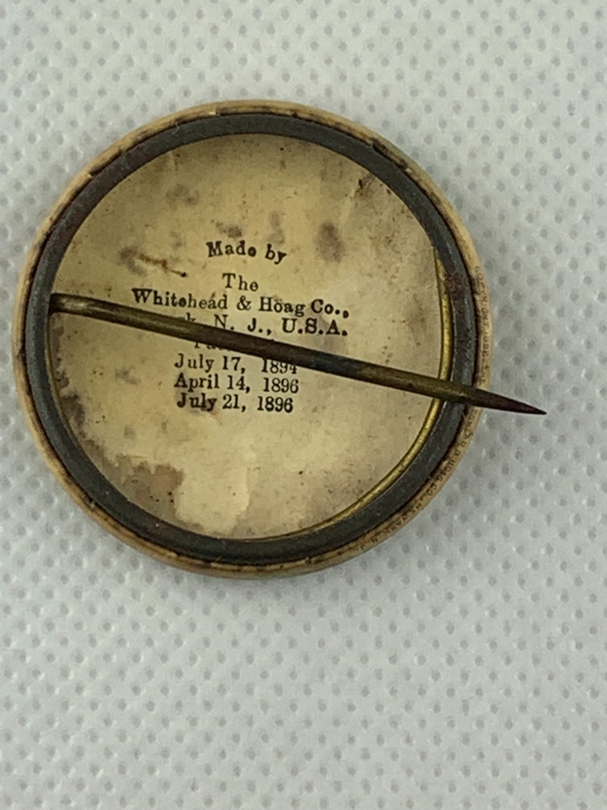 C1890's - Remember The Maine Celluloid Pinback Button American History - B3