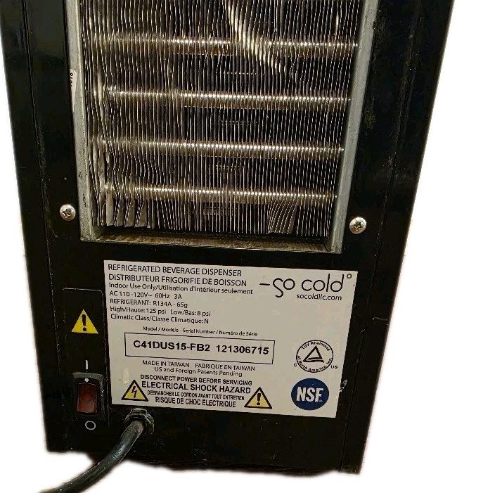 FIREBALL Whiskey Double Bottle Shot Chiller Refrigerated Beverage Dispenser