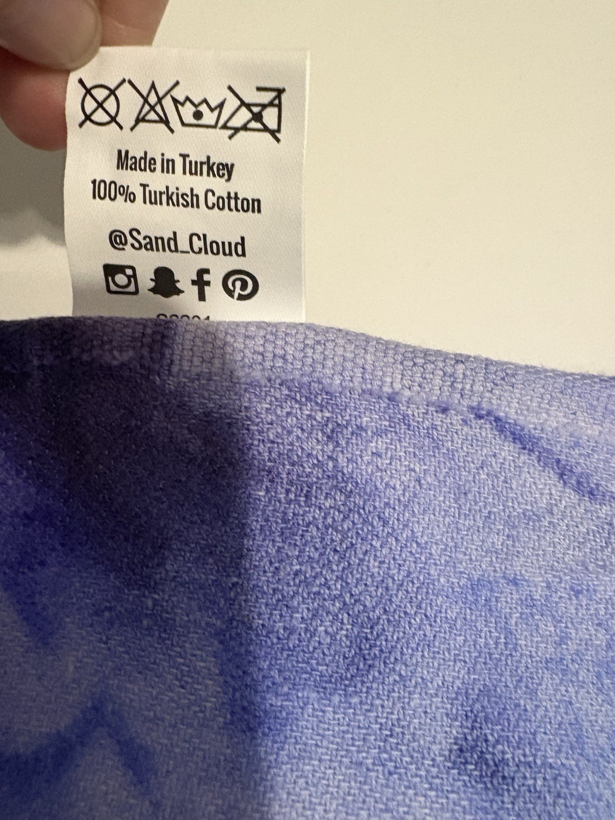 Sand Cloud XL Luna Beach Towel Blanket Turkish Cotton Tie Dye $74