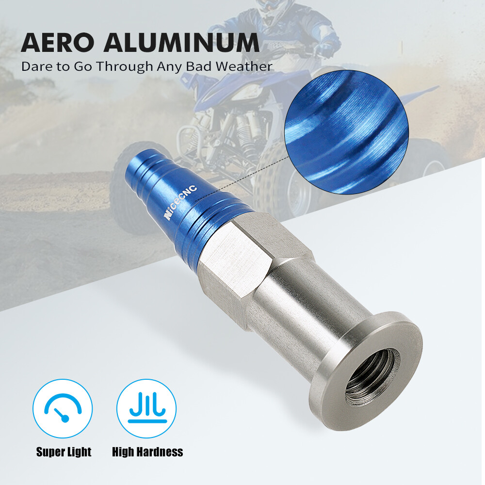 16PCS Spiked Wheel Lug Nuts Wheel Collar Bolts For Yamaha YFZ450R 2009-2021 Blue