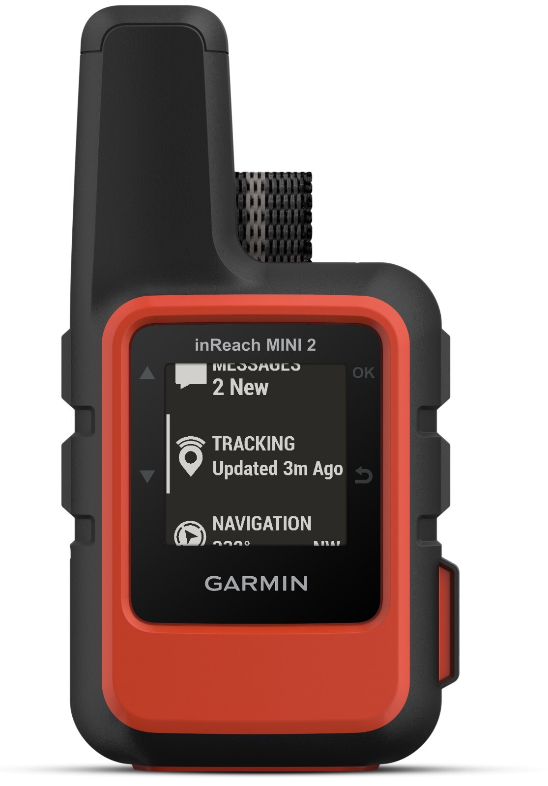 Garmin inReach Mini 2 GPS Satellite Communicator, Flame Red, 2 Day Shipping