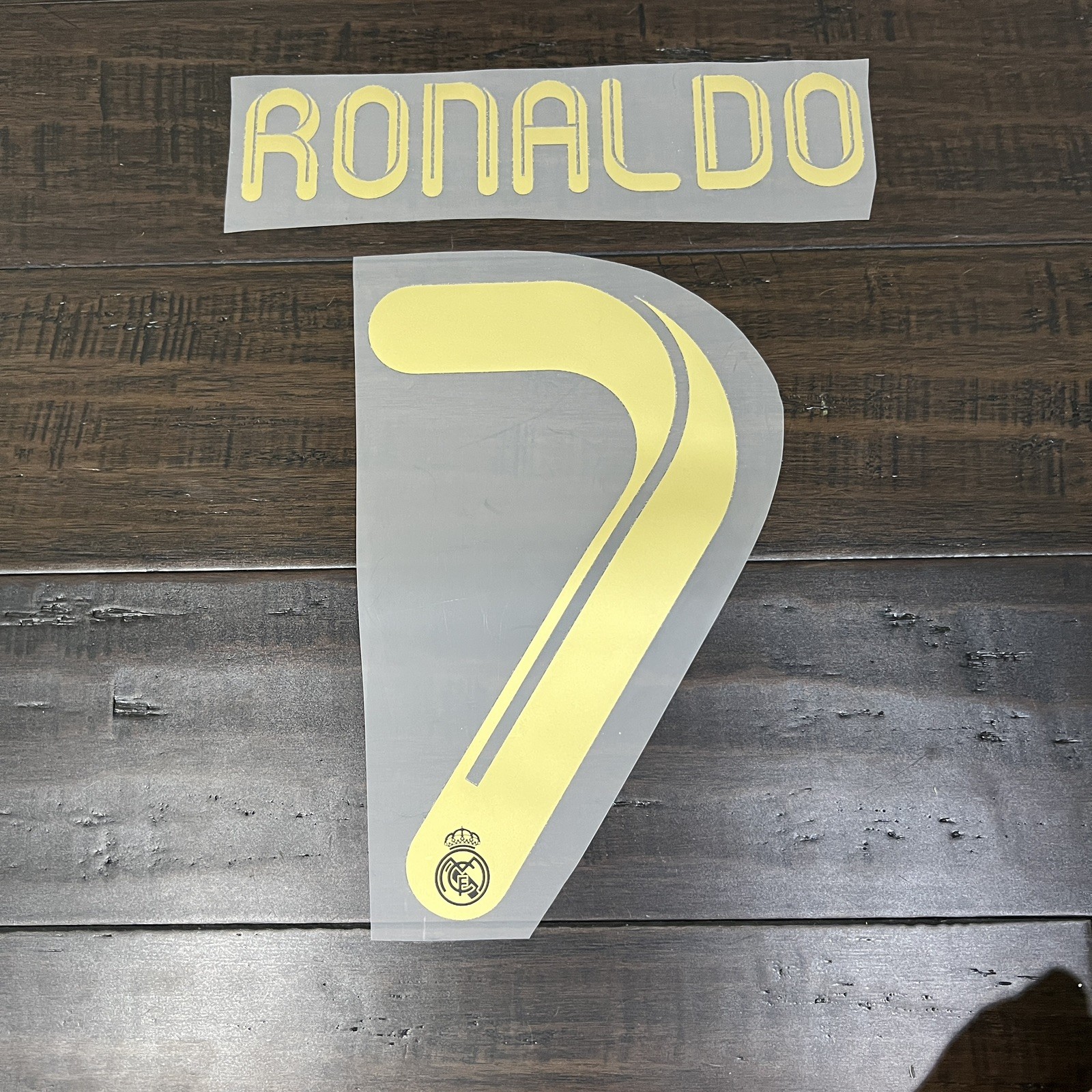 2011-12 RONALDO CR7 Real Madrid Home Away Nameset Name Number Champions League