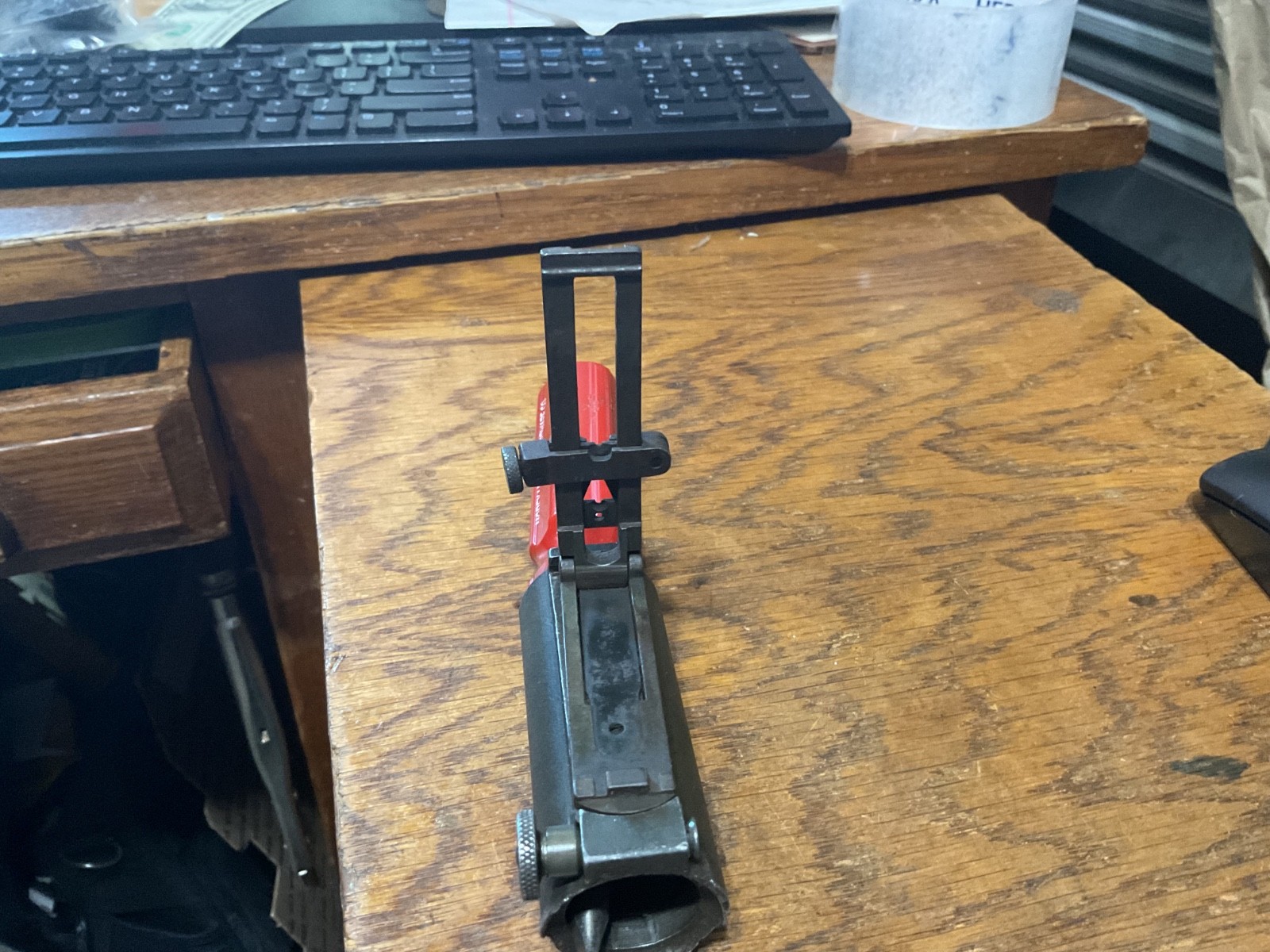 Springfield 1903 rear sight sleeve with functional sight