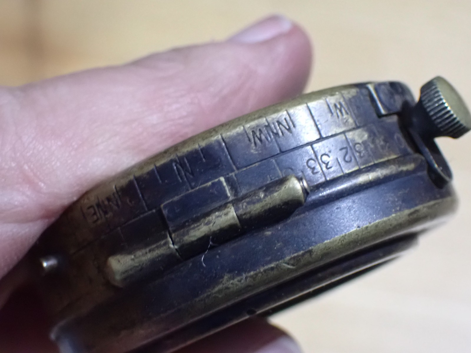 1918 CE No. 32528 Brass Compass for parts