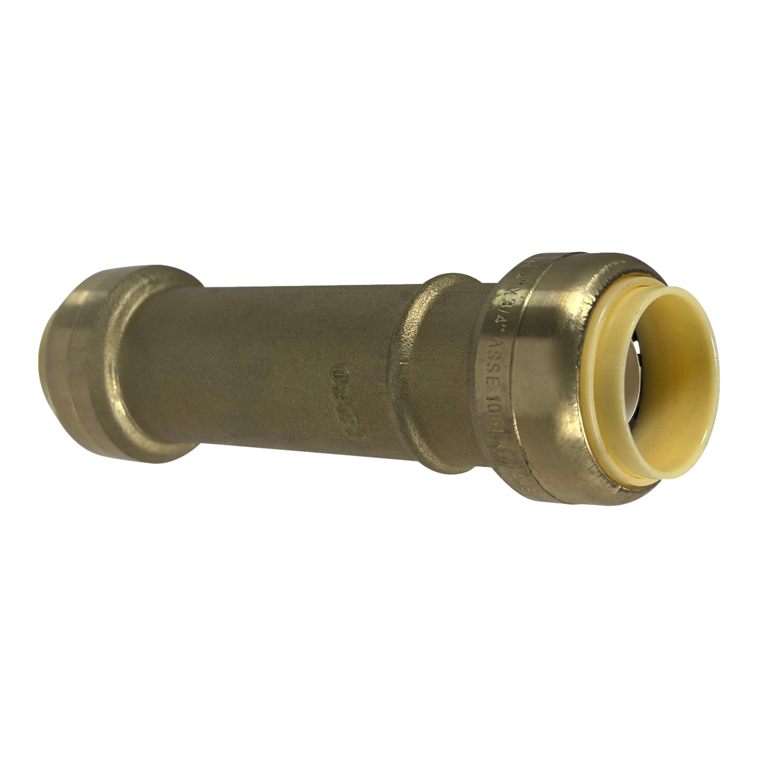 1 Pack XFITTING 3/4" Push Fit Slip Coupling, Repair Coupling, Lead Free Brass
