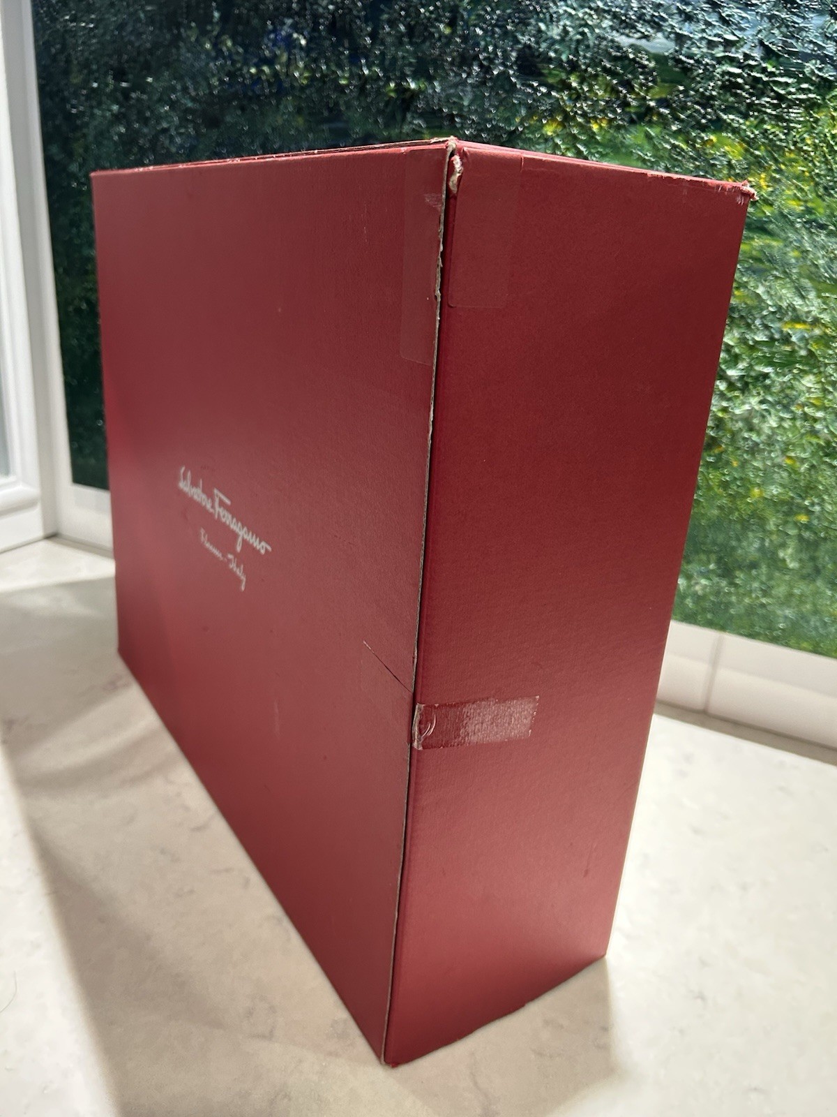 Salvatore Ferragamo large empty box 18Lx15hx5.5w