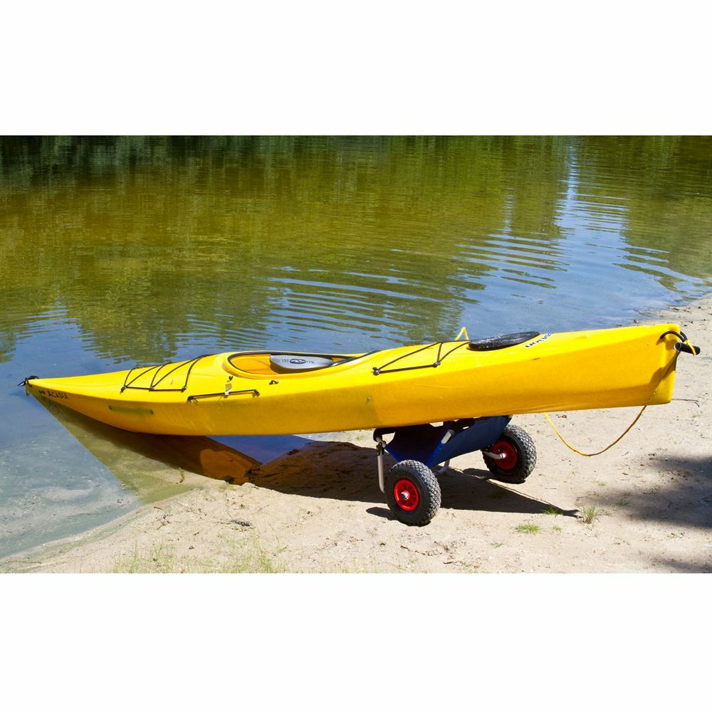 Elevate Outdoor KC-DOLLY-SEAT Hybrid Wide Hull Kayak and Canoe Dolly Cart with