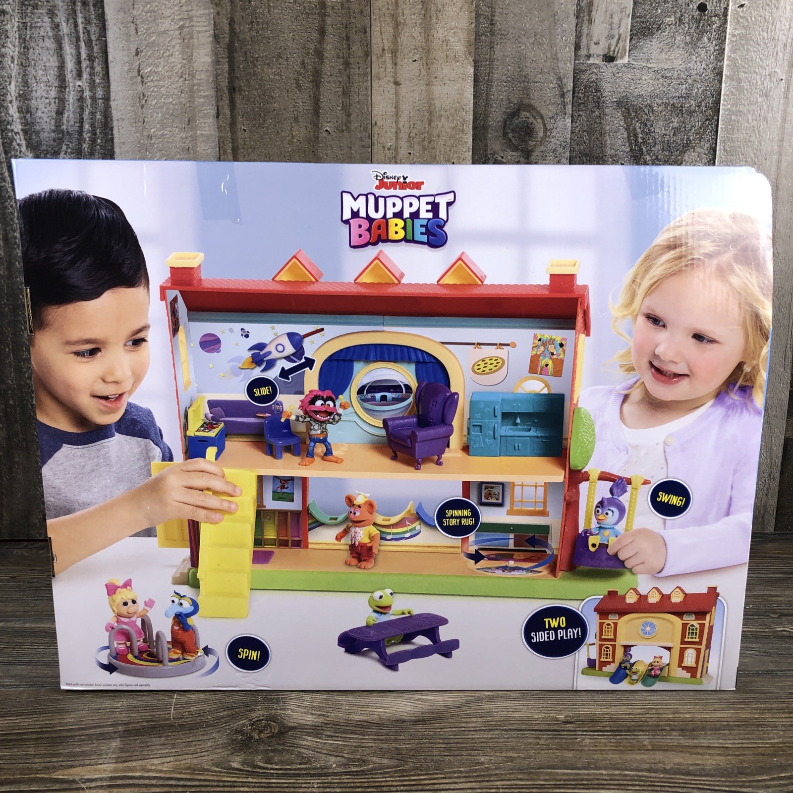 Disney Junior Muppet Babies Schoolhouse Toy Playset New