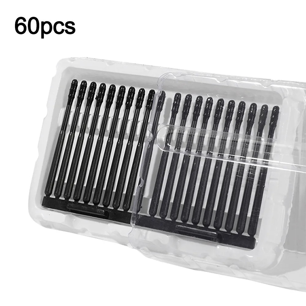 60pcs Disposable Silicone Ear Wax Remover Sticky Earpick S/L Cleaner Set - NEW