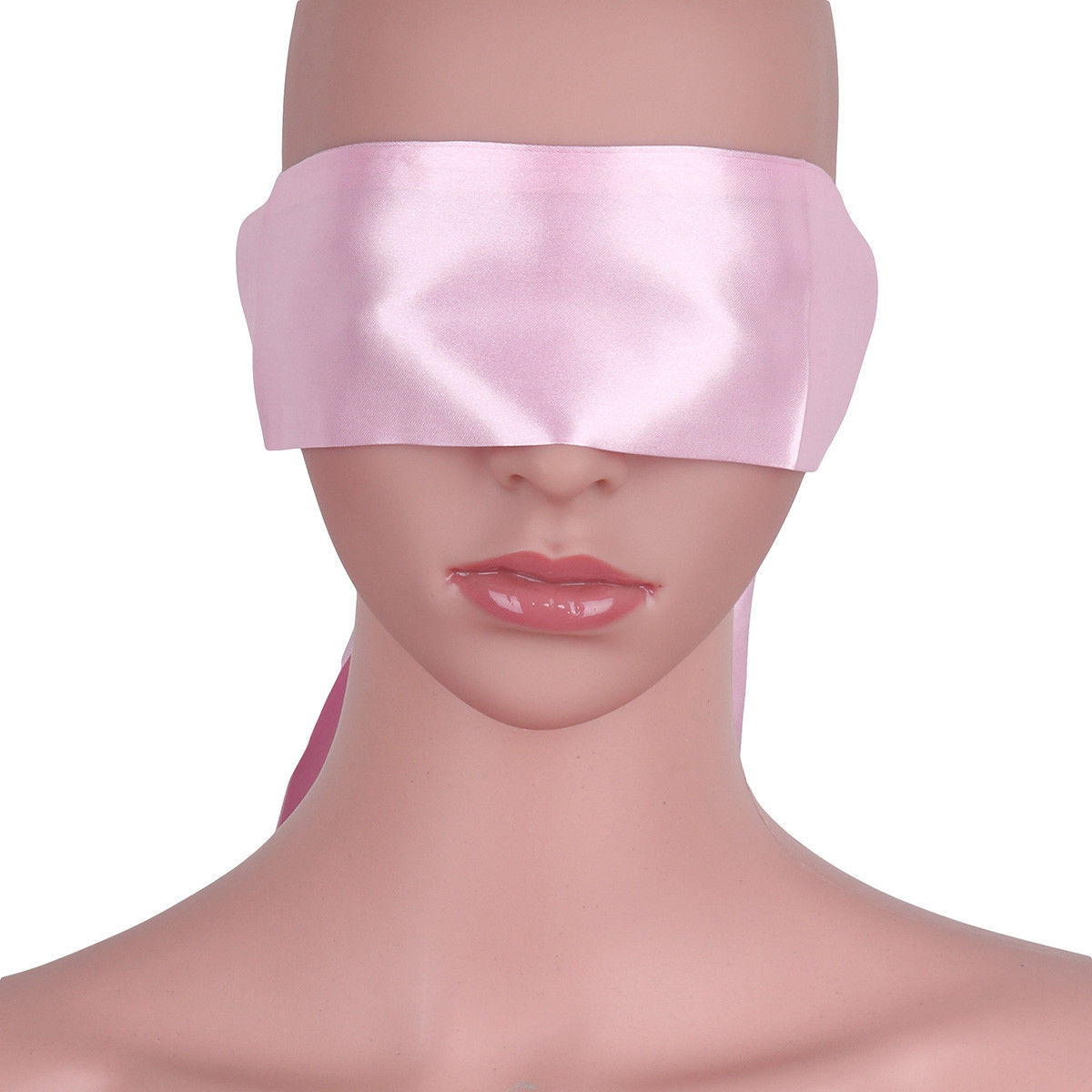 Cozy Feel Soft Multicolor Satin Blindfold Couple Game Love Cosplay mask 2 Pieces