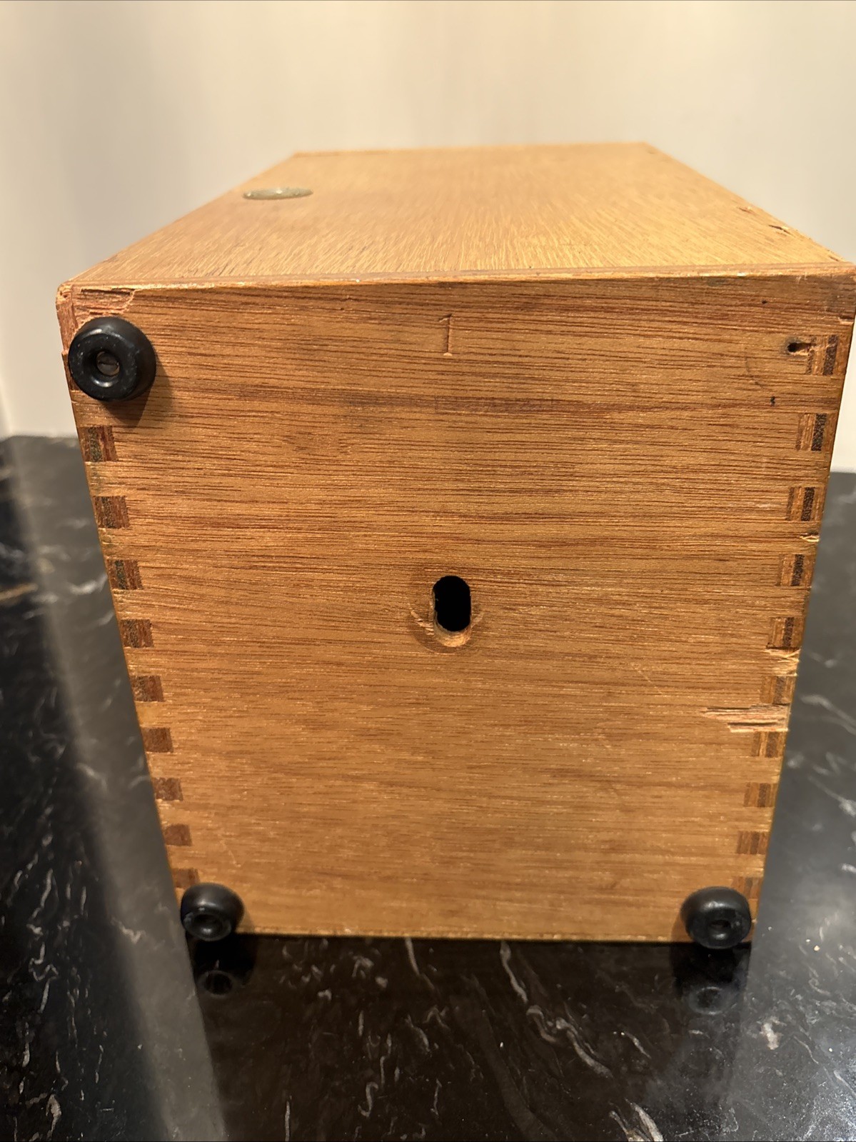 Bausch&Lomb Pat Jan 5,1915 August Waeldin Optical Microscope W/Wooden Case & Key