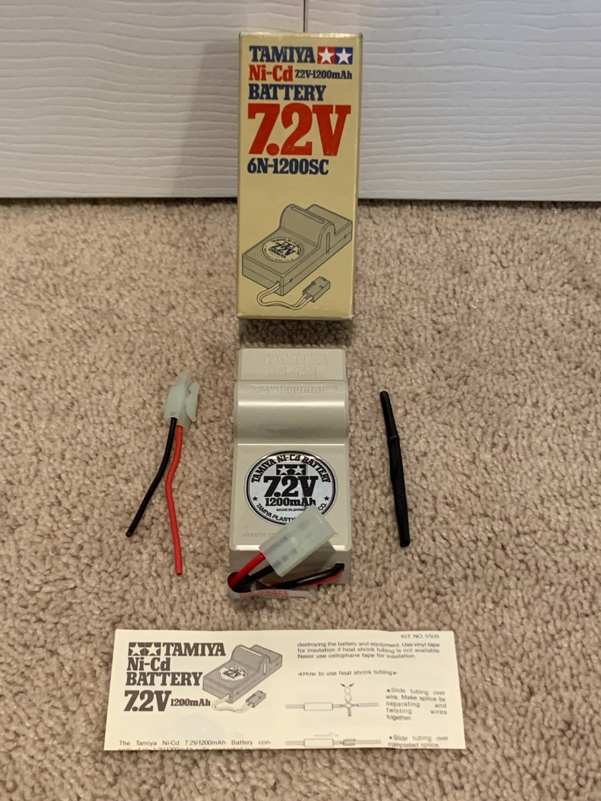 ** TAMIYA / MRC ** 7.2V 1200mAh Ni-Cd Battery Hump Pack (5508 / 55008) 6N-1200SC