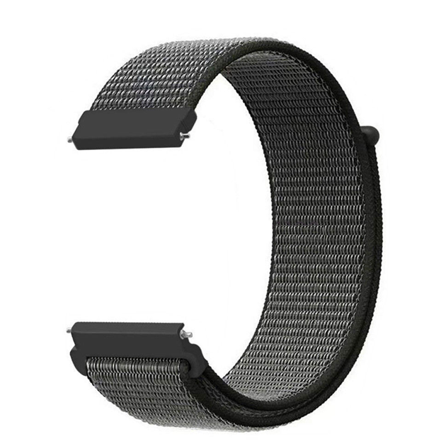 20mm 22mm Woven Nylon Sport Loop Watch Band Strap W/ Quick Release Spring Pins
