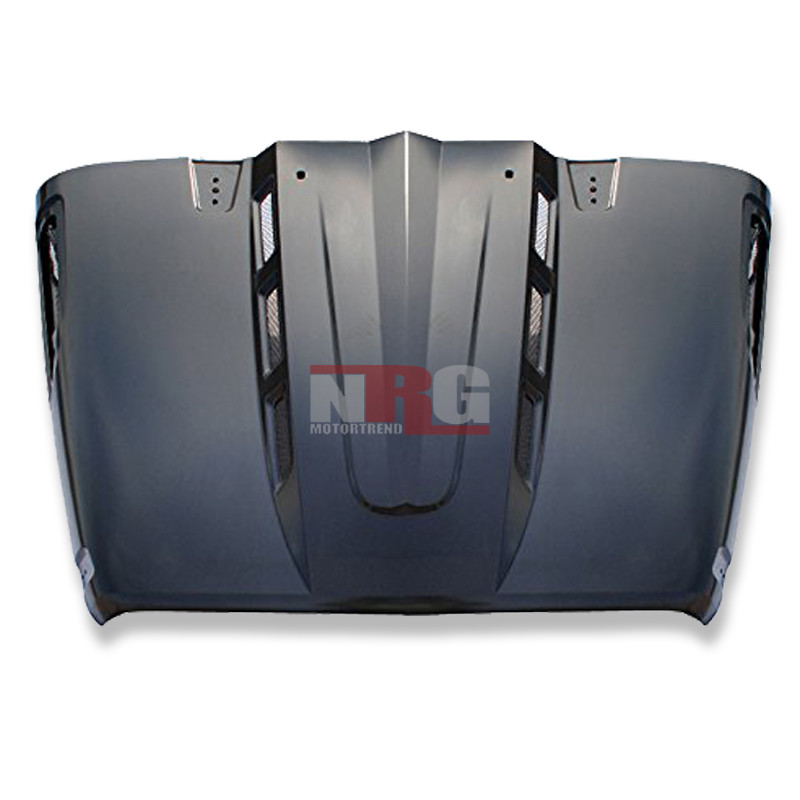 for 2007-2018 Jeep Wrangler Rubicon JK JKU heat extract Vented AVG Steel Hood