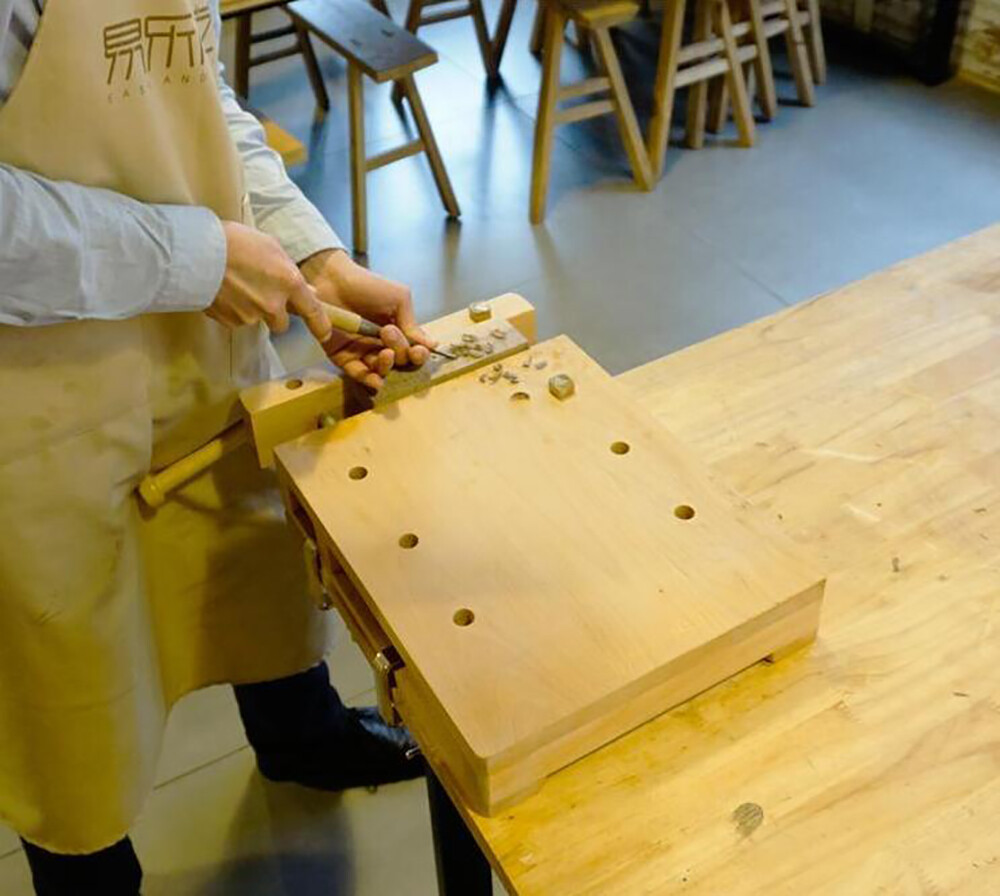 DIY small woodworking workbench Carpenter bench Woodworking fixture New