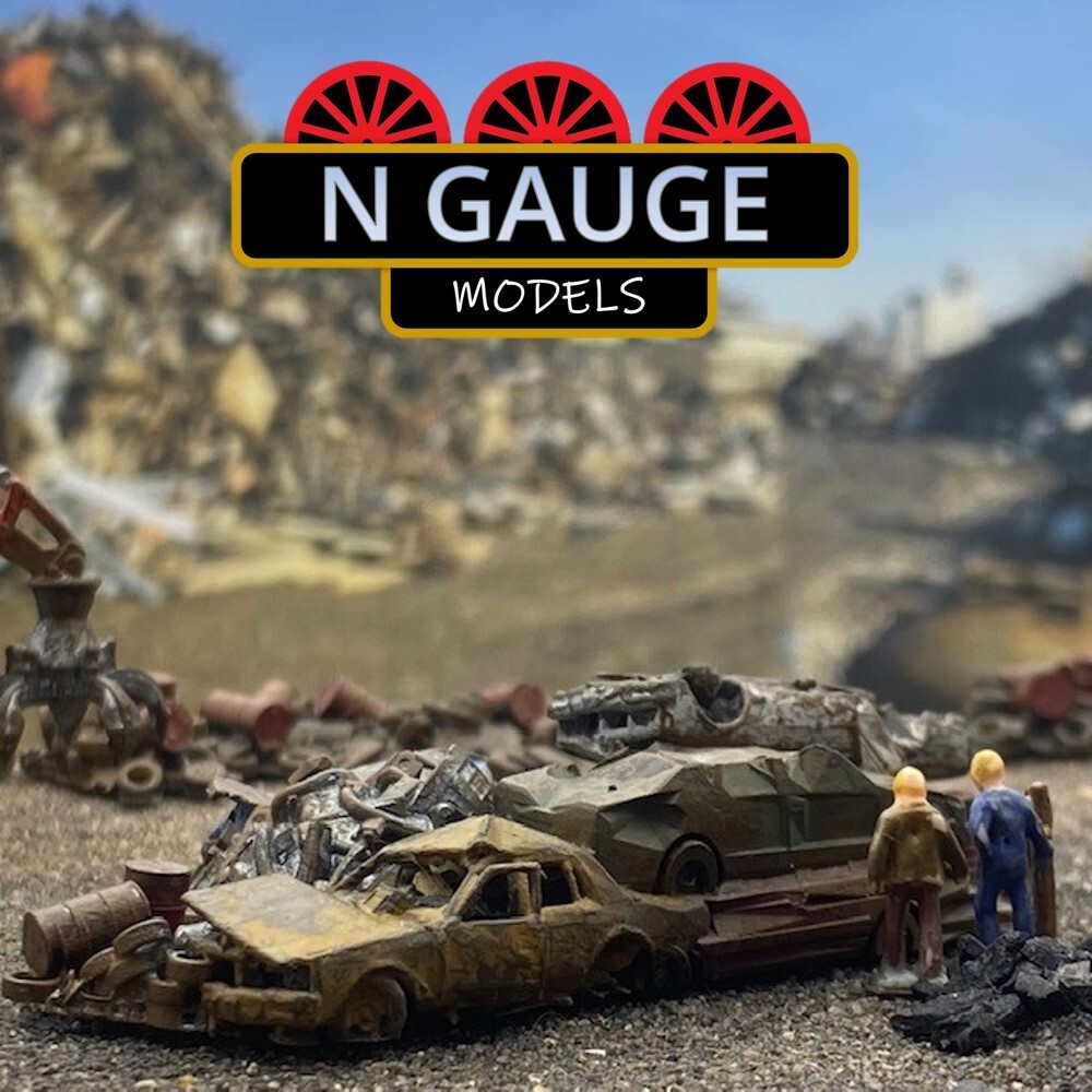 1:148 N Scale Gauge Scrap Yard Junk Pile (1) ( Landfill Waste Garbage 1:160 )
