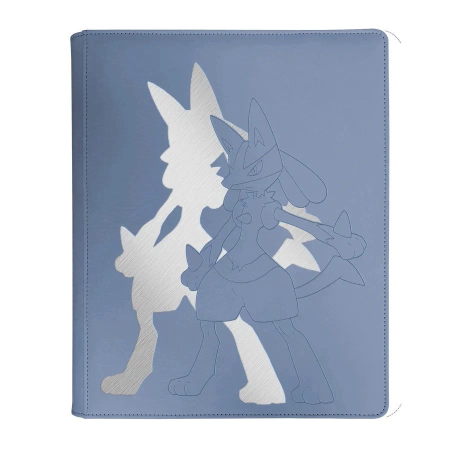 Elite Series Lucario 9 Pocket Zippered PRO Binder for Pokemon Holds 360 Cards
