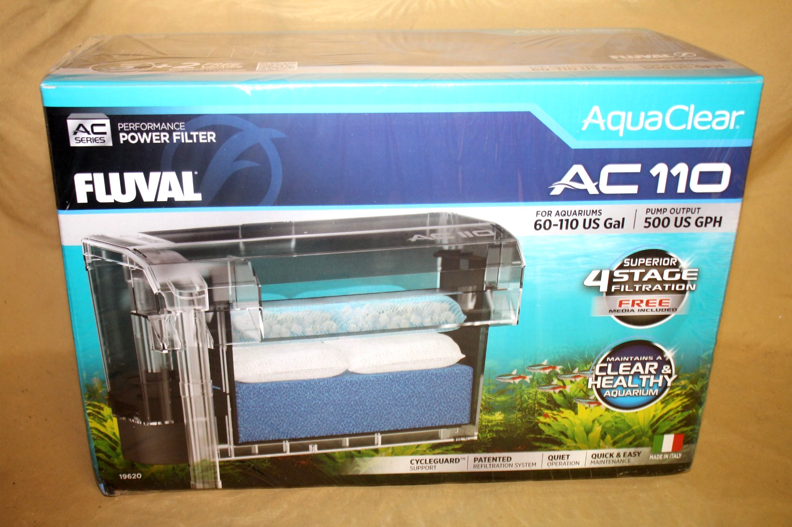 Fluval Aquaclear AC110 60-110 Gallon Performance Power Filter