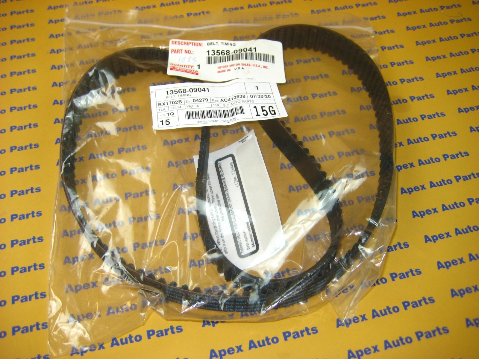 OEM Toyota Timing Belt for 4cl Camry Celica MR2 Rav4 Solara Genuine Toyota New