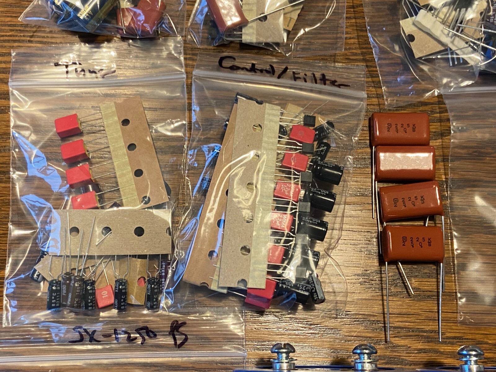 Pioneer SX-1250 COMPLETE Rebuild Kit Recap Set with Transistors Relays Main Caps