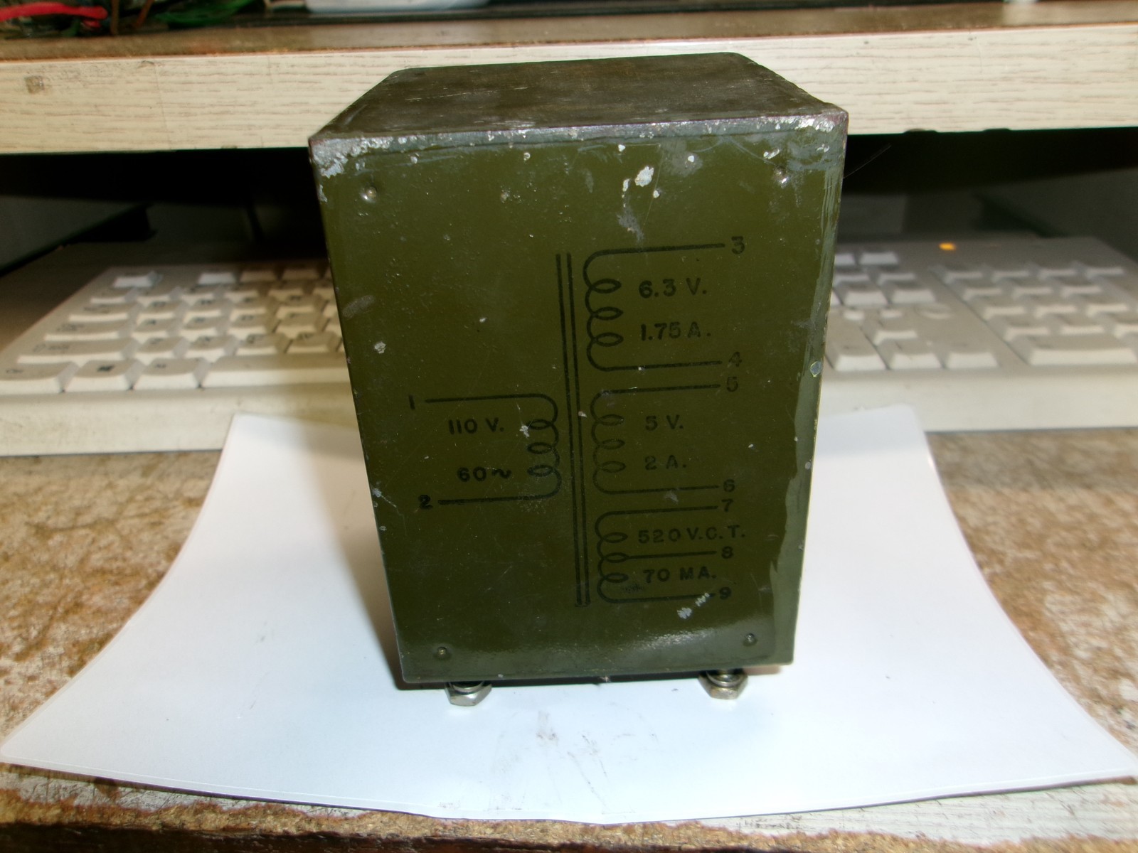 VINTAGE TUBE AMP POWER TRANSFORMER 3