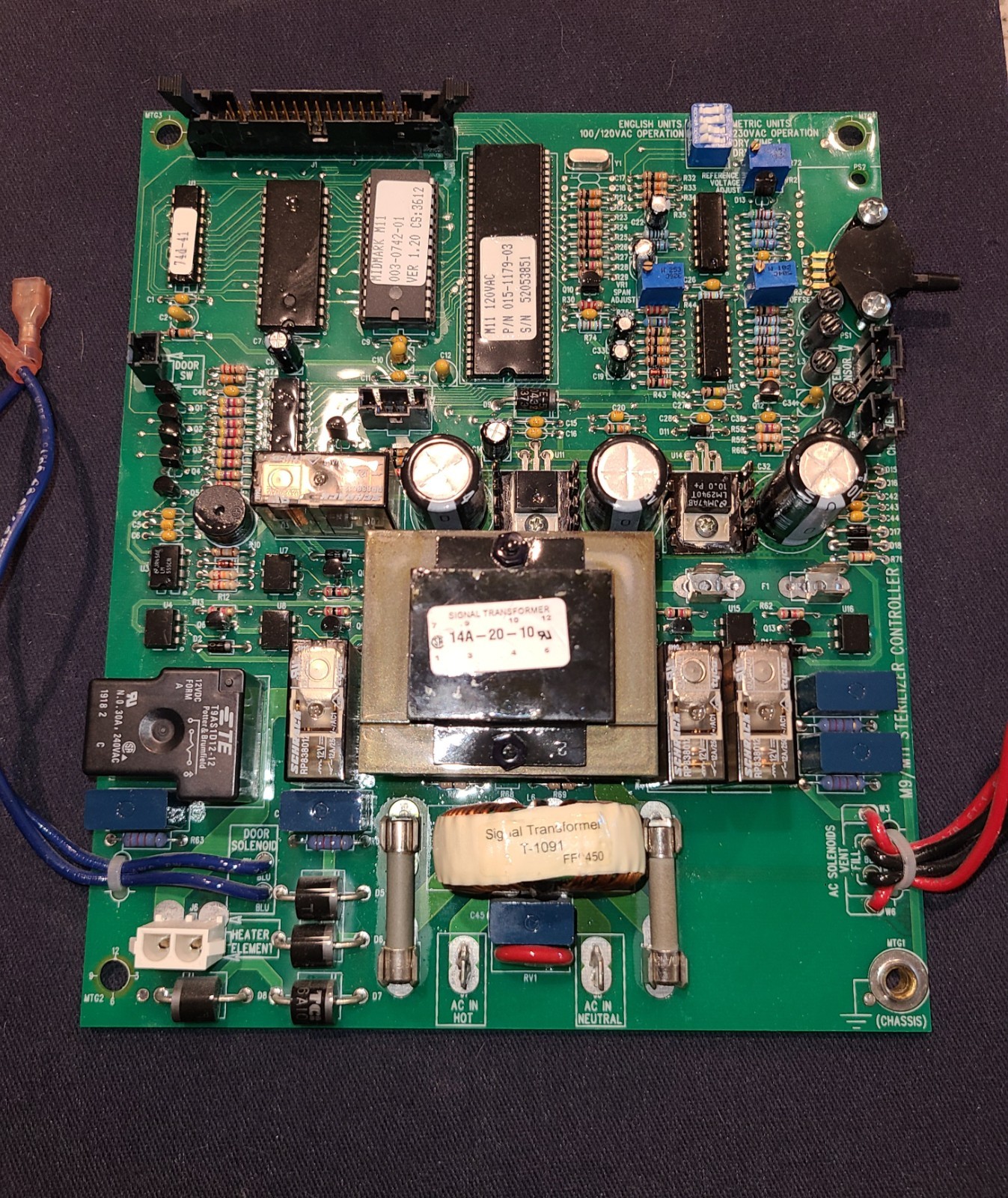 Midmark/Ritter Gen PCB Refurbished (Red Display) M9/M11