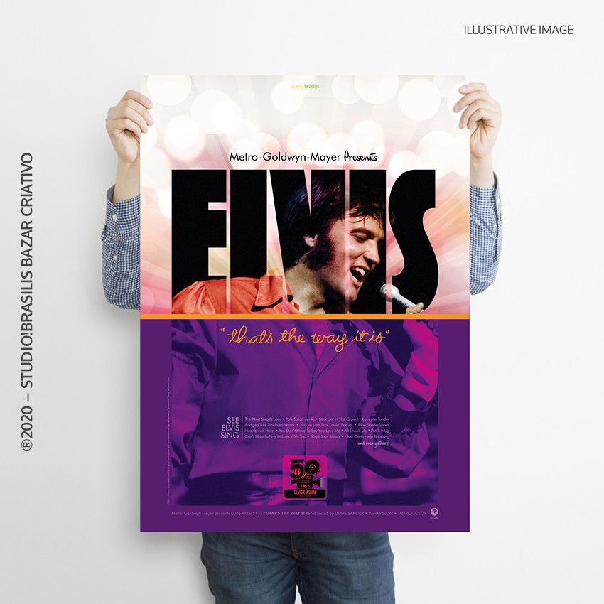 ELVIS PRESLEY - "ELVIS ON TOUR" + "ELVIS: TTWII (50TH ANNIVERSARY) POSTERS