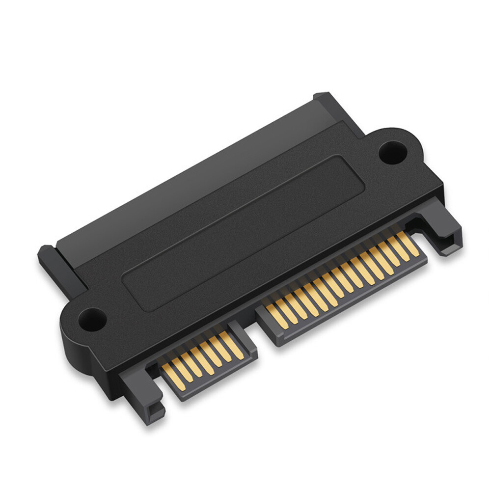 2X SAS to SATA 22-pin Male Converter SFF-8482 Female HDD Hard Drive Raid Adapter