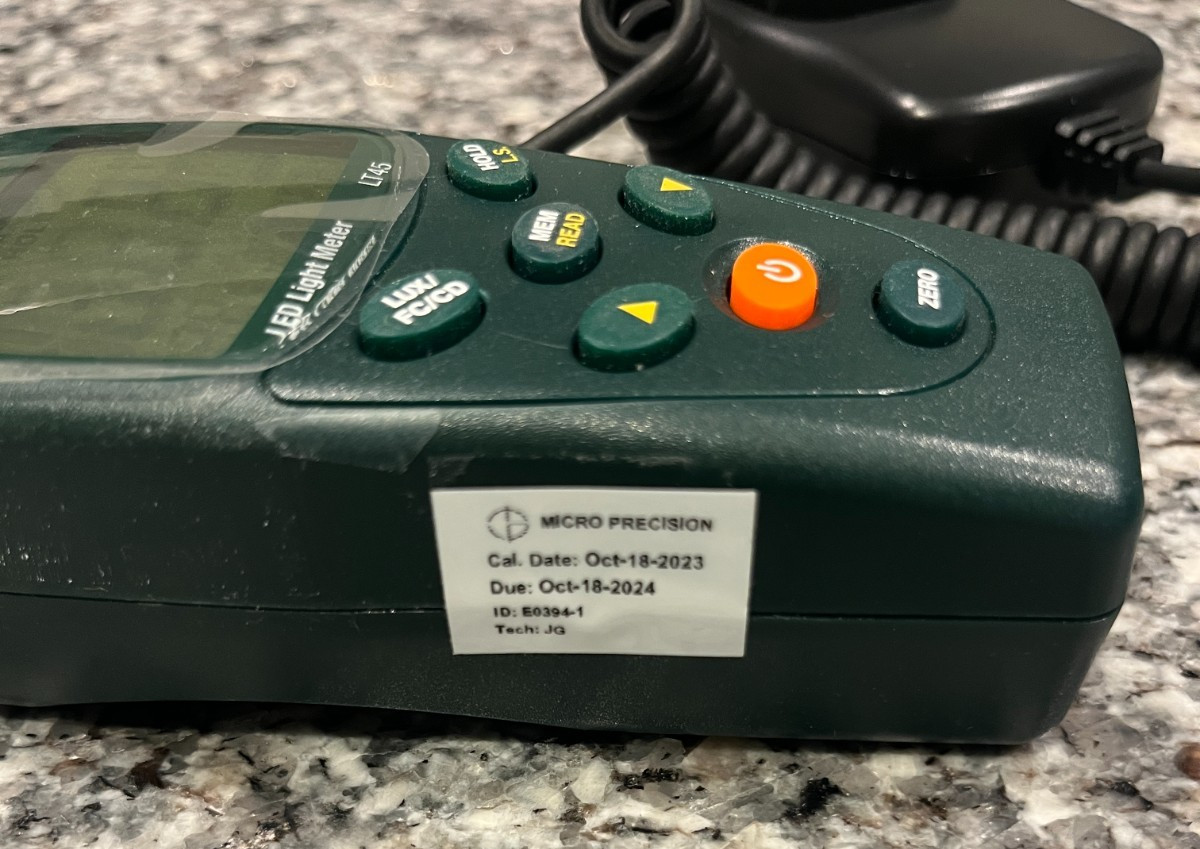 Extech LT45 Color LED Light Meter Digital Lux Foot Candle Tester Industrial Pros