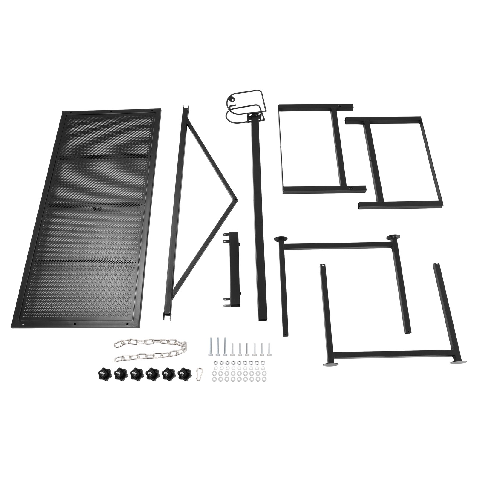 Adjustable 51x24" Metal Trimming Stand for Sheep Goat Milking Livestock Stand