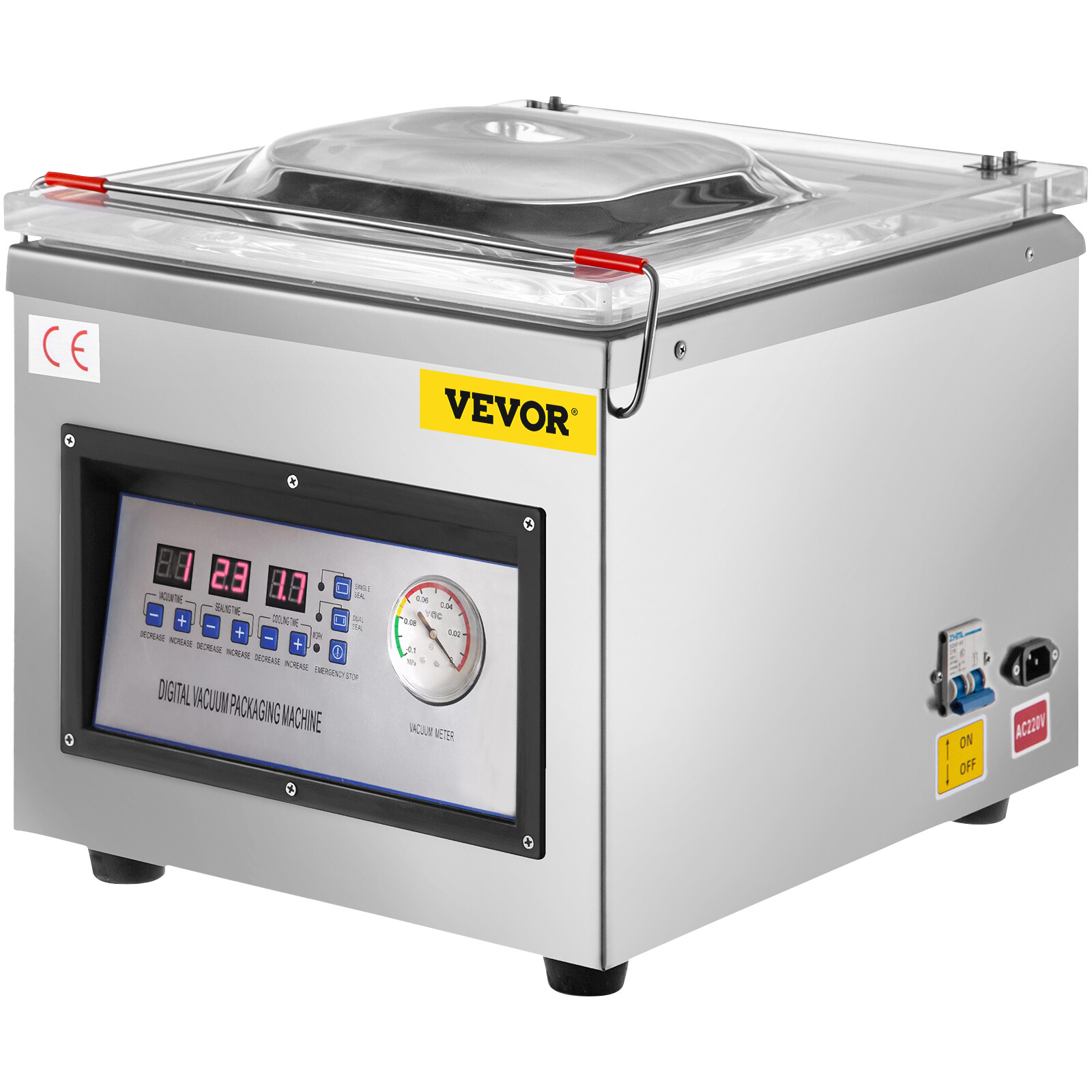 Chamber Vacuum Sealer DZ-260C Commercial Vacuum Sealing Packing Machine 320W