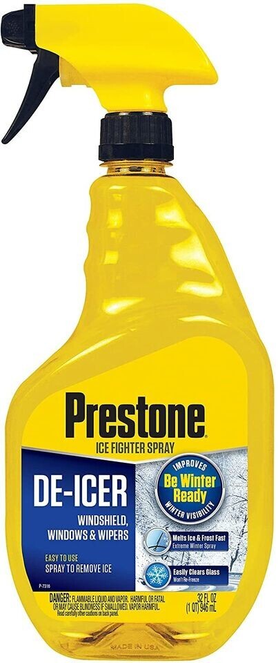 6 Prestone Trigger Spray Windshield De-Icer - 32 fl. oz. ea.