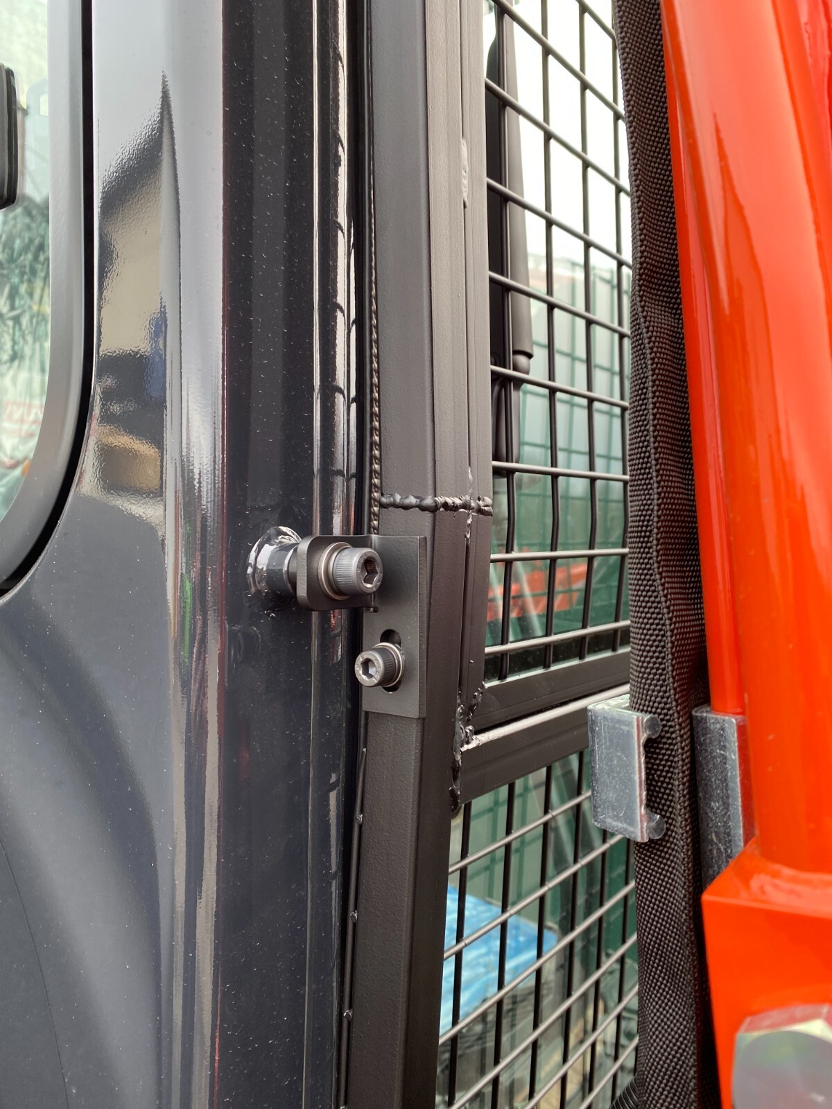 Ahearn Kubota Excavator Debris Screen with hardware. KX057-4, U55-5, KX040-4 +