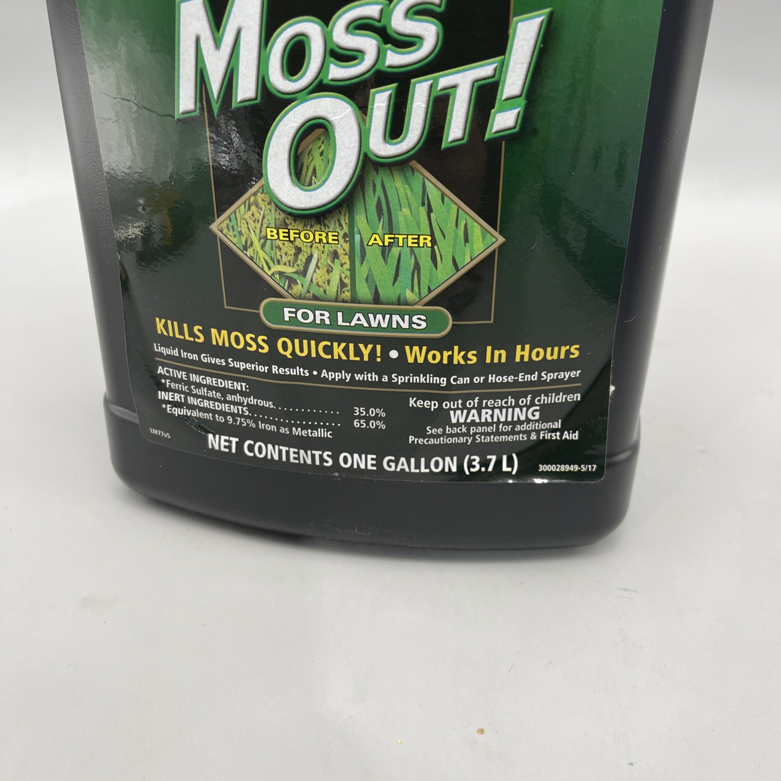 Lilly Miller Moss Out for Lawn Kills Moss Quickly One Gallon New