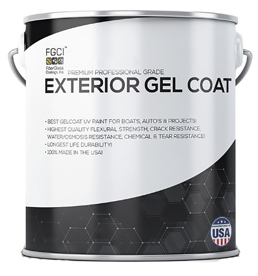 Gelcoat "Professional Grade Exterior", Gallon | w/ 2oz MEKP & 4oz Jar of Wax