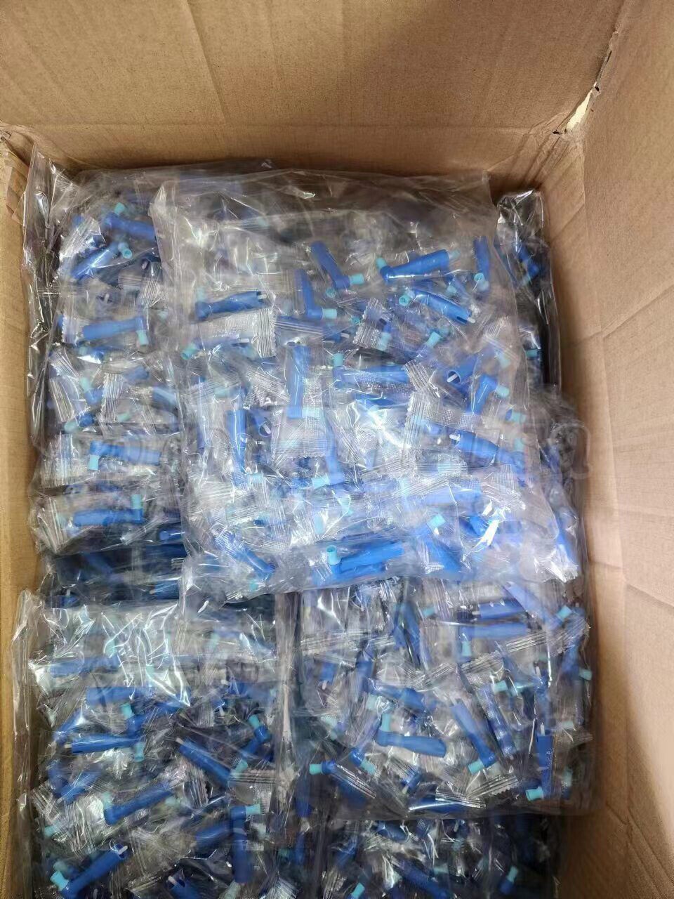 1000 pcs Dental Disposable Prophy Angles Cups Contra Angle Blue Firm Cup st